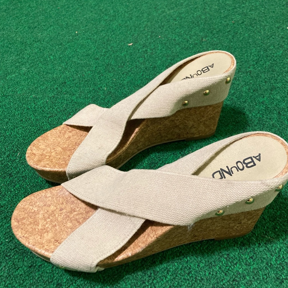 Brand new size 11 wedge sandals from Nordstrom